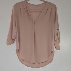 Lush Women's Blouse in Soft Pink